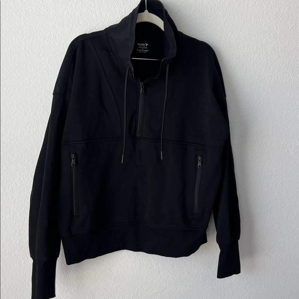 Old Navy Black Zip-Up Sweater - Womens XL - Picture 3 of 6